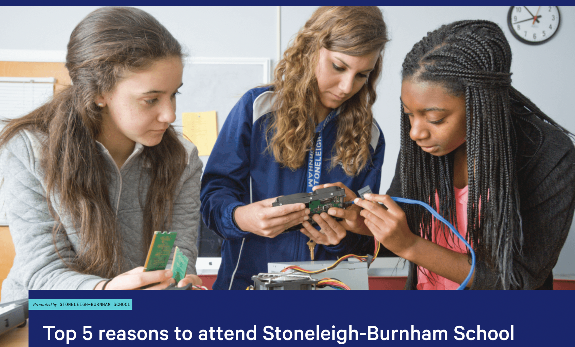 Top 5 reasons to attend Stoneleigh-Burnham School
